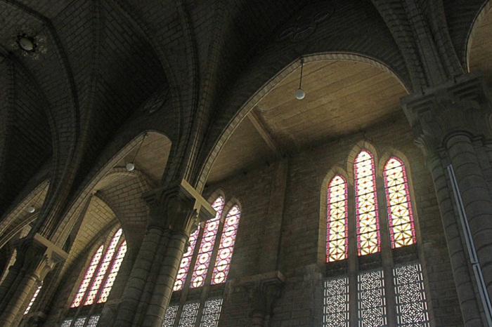 Nha Trang stone cathedral, French architecture, Nui church